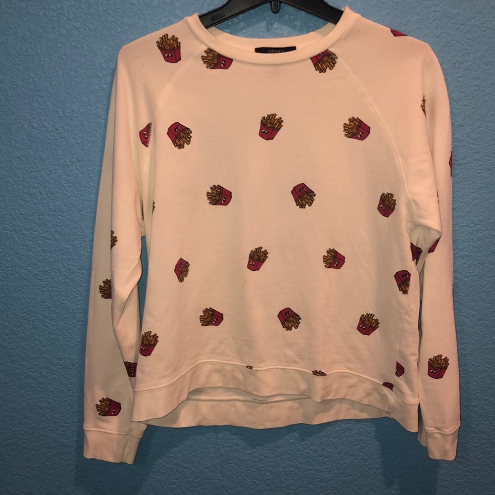 ❤️Forever 21 french fry sweatshirt❤️